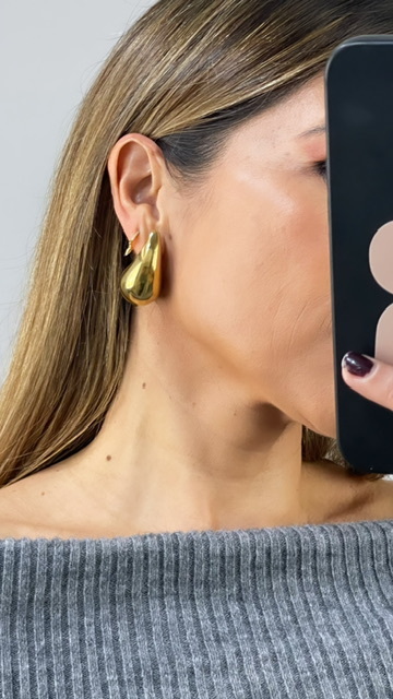 Pendientes Gota Dorados