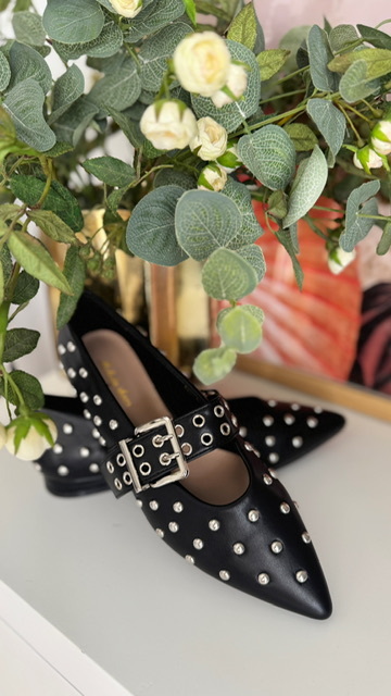 Bailarinas Tachas Negro