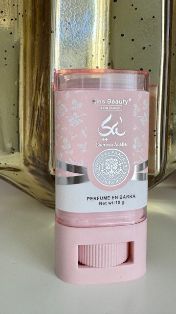 Perfume en barra árabe rosa